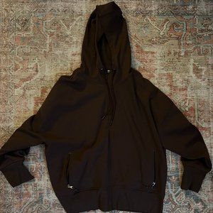 Old Navy Brown Active Dynamic Fleece Zip Hoodie